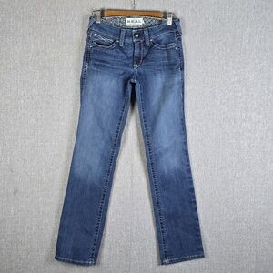 Ariat Real Denim 26R Blue Womens Sz 28×32